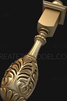 نموذج ثلاثي الأبعاد لآلة CNC الركائز 